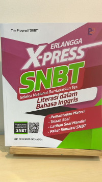 Image of Erlangga X-Press SNBT : Literasi dalam Bahasa Inggris